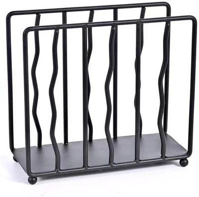 Moderno Servilletero de Pie para Mesa, Metal Negro, Mesa Papel Servilletero Disp Foto 1 de 4