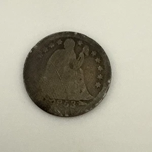 1853 - Mezza moneta Liberty seduta con frecce - Foto 1 di 6