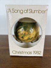 Vintage 1982 Schmid Christmas Ball Ornament A Song of Slumber Juan Ferrandiz