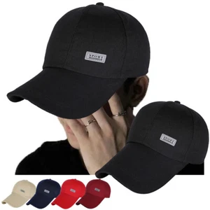 Unisex Curved Brim Hat Baseball Peaked Cap Couple Sun Hat Multi Color Fashion v - Picture 1 of 16