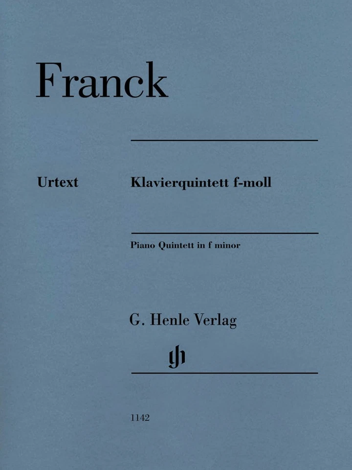 Franck Piano Quintet Sheet Music F minor Book NEW 051481142 - Image 1 of 1