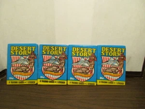 1991 Topps Desert Storm Series 1 Trading Cards Wax Packs - Picture 1 of 10