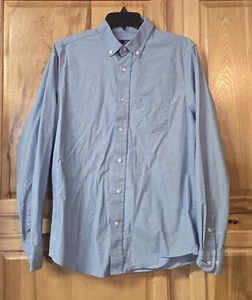 George Dress Shirt Mens Size Small (34/36) Light Blue Denim Color NWOT - Picture 1 of 8