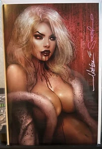Libro de historietas rojo oscuro especial #1 Szerdy + variante de arte virgen Kincaid casi nuevo firmado - Imagen 1 de 5