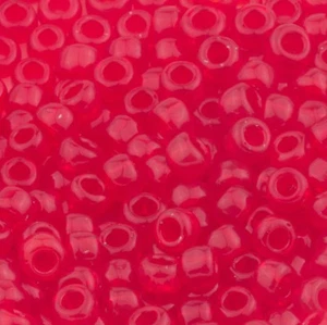 Toho Seed Beads 6/0 Ruby Red Transparent 15g 10107003 - Picture 1 of 2