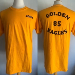 GOLDEN EAGLES 1985 JOHN Vintage 80's Sportswear Brand USA T-Shirt Size Large - Picture 1 of 7