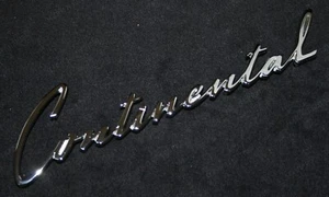 1961 -1963 Lincoln Continental Quarter Nameplate Script NEW C2VB-5725622-A - Picture 1 of 2