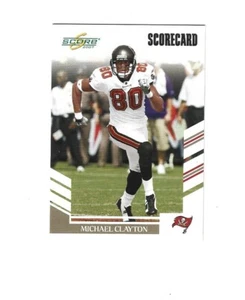 2007 Score Scorecard #99 Michael Clayton /750 TAMPA BAY  BUCCANEERS - Picture 1 of 2