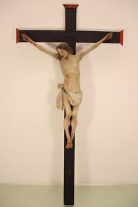 Großes Antikes Oberammergauer Kruzifix anf 19.Jhd