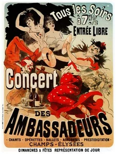 Decor Poster. Ambassadors' Concert. Fine Graphic interior Design Art. 1503 - Picture 1 of 1