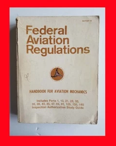Federal Aviation Regulations Handbook For Mechanics USDOT FAA Plane Book Manual - Picture 1 of 2