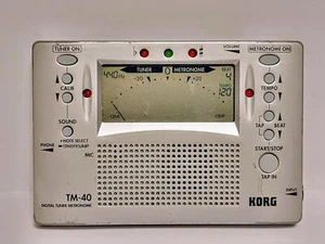 Korg Combo SINTONIZZATORE DIGITALE E METRONOMO Cromatico TM-40 - FUNZIONANTE - Foto 1 di 8