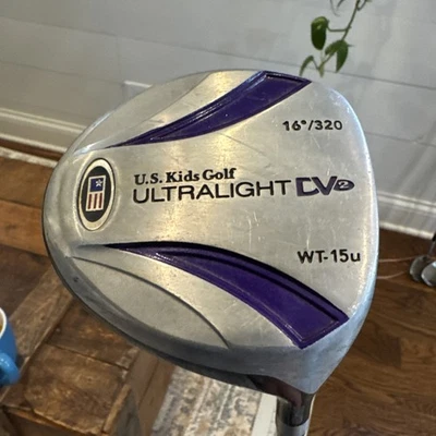 USKG Kids Golf Ultralight Driver RH DV2 WT-15U UL-54 16° 320cc 36.5” - Image 1 of 4