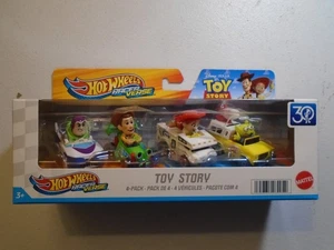 2025 HOT WHEELS RACER VERS, TOY STORY SET (SET MIT 4 AUTOS) KOSTENLOSER VERSAND - Bild 1 von 3