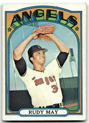 1972 Topps #656 Rudy May California Angels NEAR MINT NO RESERVE! - Image 1 of 2