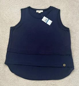 Neu mit Etikett Michael Kors Damenbluse ärmellos dunkelblau Größe XL - Bild 1 von 7