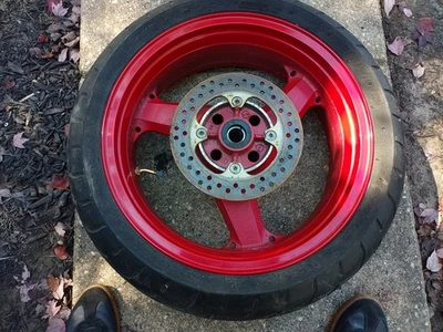 00 01 Llanta trasera Kawasaki Ninja ZX12R ZX1200r OEM 17x6 Foto 1 de 4