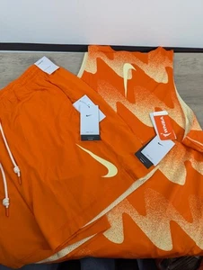 Nike Mens Dri-FIT WNBA Oranges & Cream Tank + Shorts Suit Sz  Large REVERSIBLE  - Picture 1 of 21