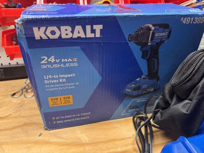Kobalt 24 Volt Max Brushless 1/4" Impact Driver #4913880 - Image 1 of 4