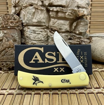 Canivete Case XX EUA amarelo liso PATO aço inoxidável Sod Buster Jr. - Imagem 1 de 4