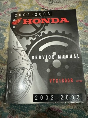 Manual de taller de reparación de servicio Honda genuino OEM 2002 2003 VTX 1800 VTX1800 VTX1800R Foto 1 de 3