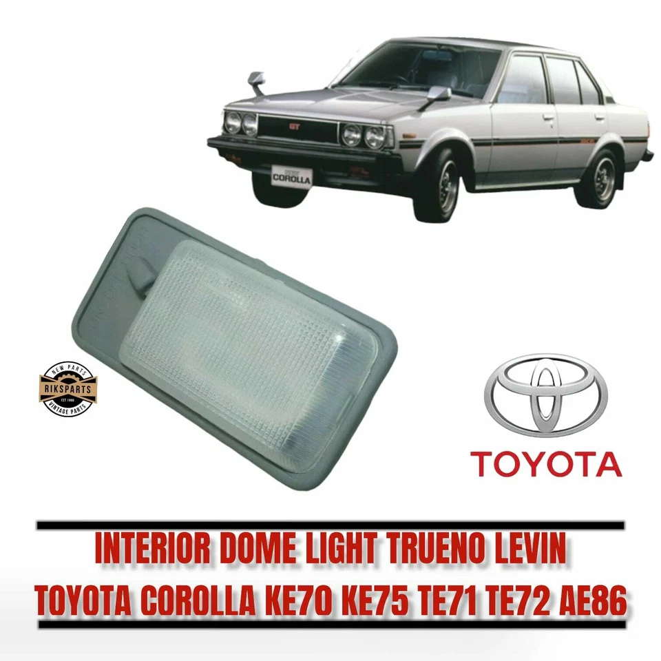 TOYOTA COROLLA KE70 KE75 TE71 TE72 AE86 LUZ DOMO INTERIOR TRUENO LEVIN Foto 1 de 2