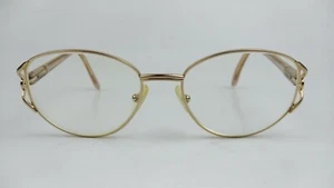 Ber Del Sferoflex Jackie Brille Brillengestell Italy 54 18 130mm Gold Galvanisiert - Bild 1 von 11