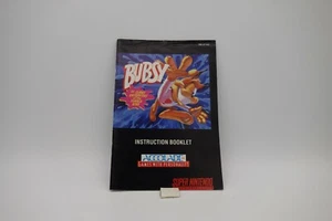 BUBSY manuale di istruzioni per SNES SUPER NINTENDO - Picture 1 of 1