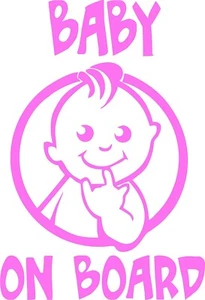 Baby On Board Vinyl Decal Sticker Sweеt JDM Auto Car Bumper Window Truck Bus 3M - Picture 1 of 13