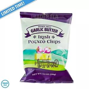 Trader Joe's Garlic Butter Irish Potato Chips SO GOOD! - Picture 1 of 1