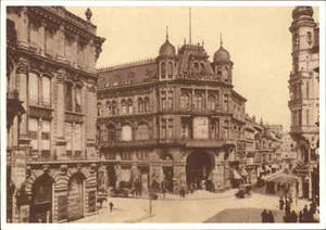 BERLIN DDR Sonder-AK 750 Jahrfeier: anno 1900 Friedrichstrasse Ecke Behrenstraße - Picture 1 of 2