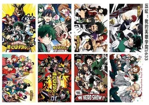 8PCS/set Anime Boku no hero academia / My Hero Academia A3 Posters Print - Picture 1 of 6