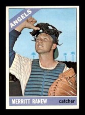 1966 Topps Merritt Ranew #62 Variation No Sold Set Break California Angels