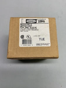 Receptáculo resistente a la intemperie con pasador y manga Hubbell P/N 320R4W - Imagen 1 de 5