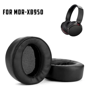Recambio de almohadillas para auriculares Sony MDR-XB950 XB950B1 XB950-N1 XB950AP negro - Imagen 1 de 5