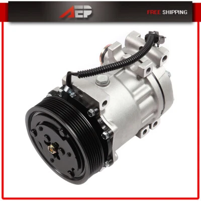 Compresor de aire acondicionado con embrague para 94-02 Dodge Dakota Ram 1500 2500 3500 Durango Foto 1 de 4