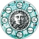 5" Pendulum Board - Dowsing Divination Message Board "Medusa"