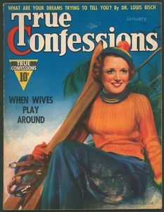 True Confessions January 1937 Mary Astor~Clark Gable~Joan Crawford~Ann Sothern - Picture 1 of 11