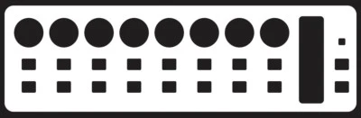 TAKTILITY 5 superposiciones en blanco para Behringer X-Touch Mini