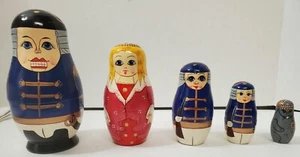 Napoleon Bonaparte Nestpuppen komplett 5 Stück ~ eins ~ von ~ A ~ Art ~ - Bild 1 von 12