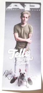 Tyler Telle Smith of The World Alive REAL SIGNED Alt Press Locker Poster #3 COA - Picture 1 of 2