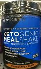 Keto Science Ketogenic Meal Shake Chocolate Cream Dietary Supplement, MCTs Rich
