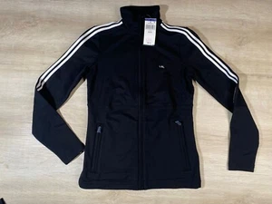 NWT Polo Ralph Lauren Womens Jacket Black M Striped Active Tracksuit Full Zip - Picture 1 of 3