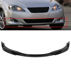 Alerón labial de parachoques delantero base negro brillante para Lexus IS250 IS350 2006-2008 - Imagen 1 de 10
