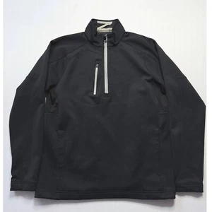 Zero Restriction Pullover Soft Shell Golf Jacket 1/4 Zip Black Medium - Picture 1 of 3