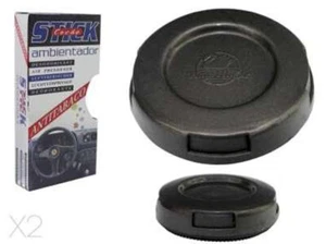 2x ANTI-TABACO Antitabaco Ambientador Adhesivo Fragancia aire limpio coche - Imagen 1 de 1