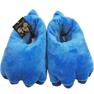 Disneyland Paris Stitch Feet Slippers Blue Soft Plush Disney Kids 34-36 UK 1-3 - Foto 1 di 12