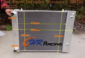 Radiador de aluminio PARA 90-98 Land Rover Defender Discovery 300TDI 90/110 BTP2275 - Imagen 1 de 4