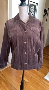 Charter Club braune Cordjacke Jeans Style Bomber XL - Bild 1 von 15