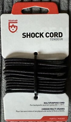 GEAR AID Elastic Shock Cord for Tent Poles and Jackets, 84”, Black - Image 1 of 2
